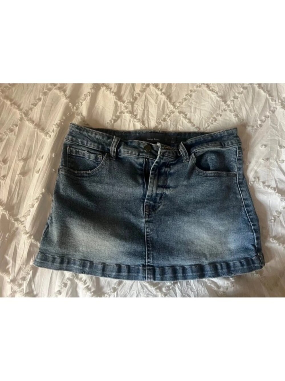 Mini denium skirt